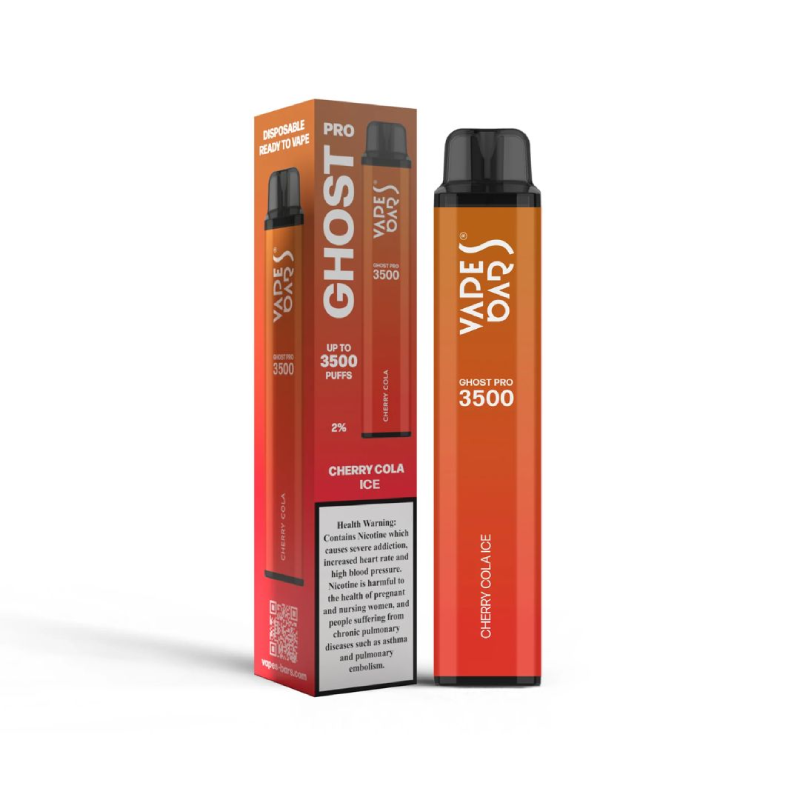 Zero Nicotine Vape Bar Ghost Pro 3500 Puffs