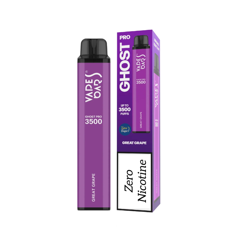 Zero Nicotine Vape Bar Ghost Pro 3500 Puffs