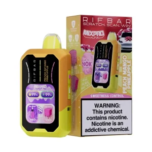 rif bar mix pro 40000 puffs peach mango pineapple Oktovape in Dubai