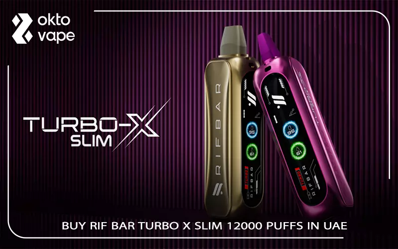 buy Rif Bar Turbo X Slim 12000 Puffs in UAE