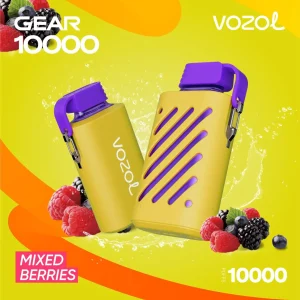 Vozol Gear 10000 Puffs Mixed Berries Zero Nicotine in Dubai