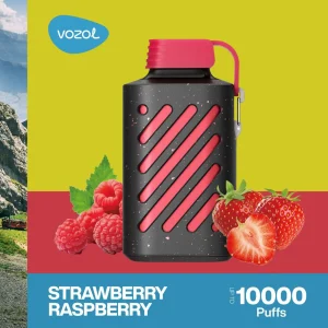 Vozol Gear 10000 Puffs Strawberry Raspberry Zero Nicotine in Dubai